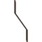 Ekena Millwork Premium Z-Brackets for Barn Door Track (set of 2), Rustic Brown GB6001TZRB - alternate 2